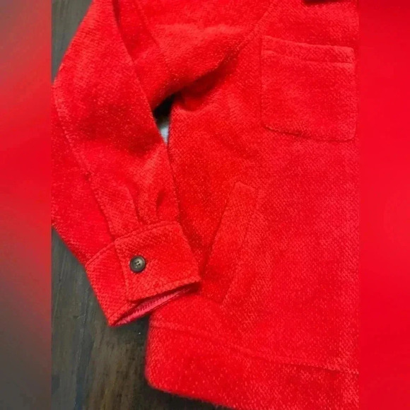 Tribal Jacket Poppy Red Boutique Brand Classic Preppy Lined Button Closure NWT - Picture 8 of 16